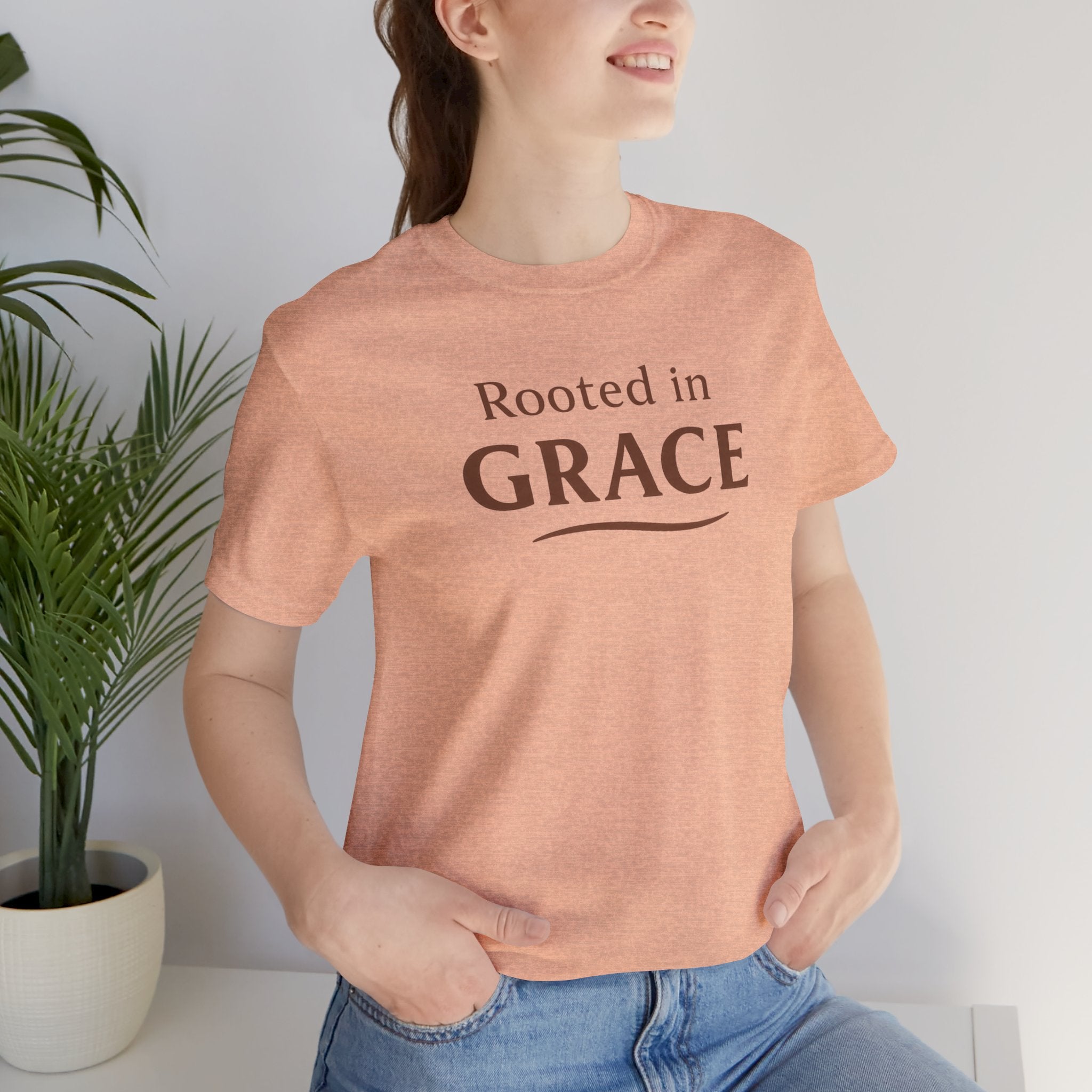 Rooted in Grace Tee — Inspirational Christian Faith T-Shirt