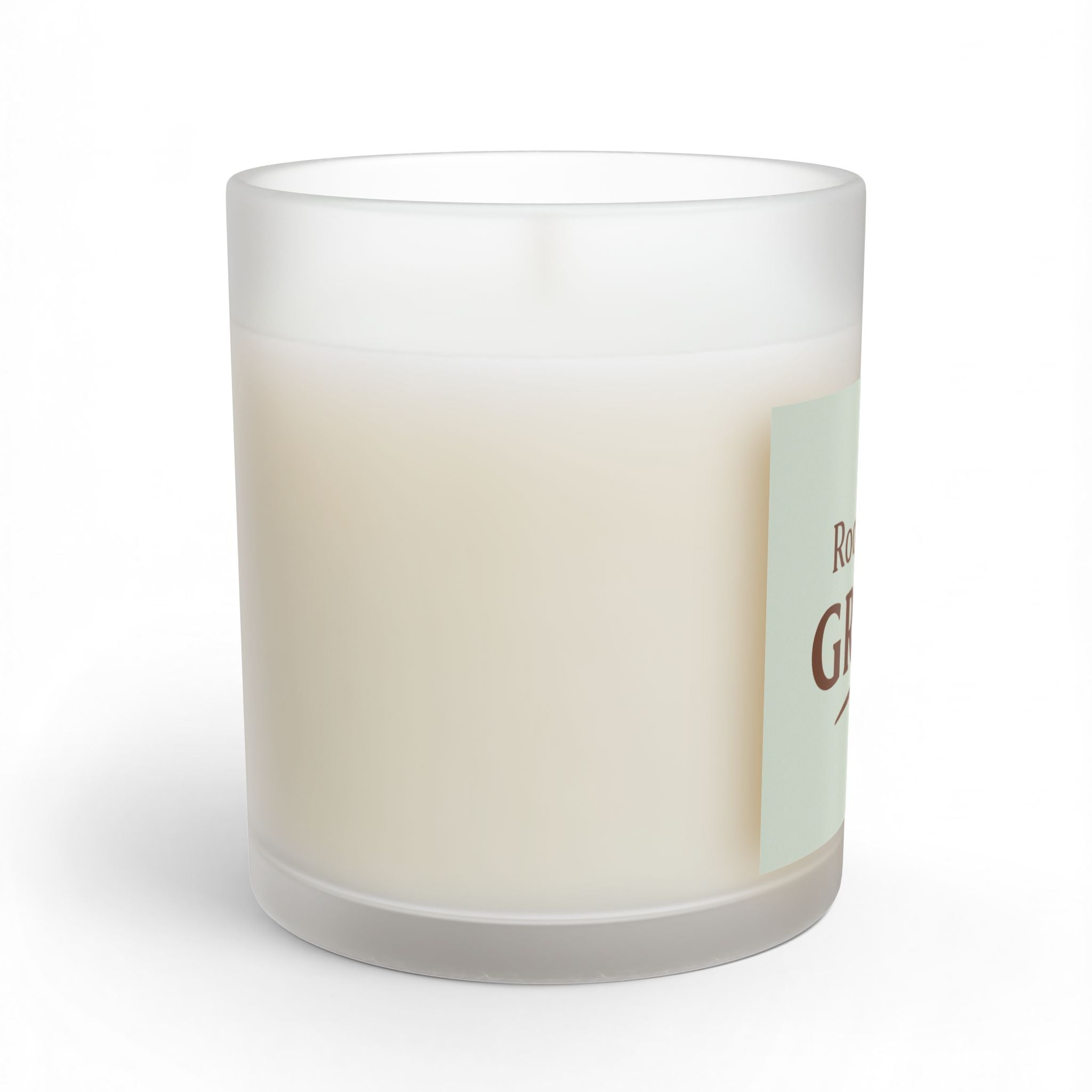 11oz 'Rooted in Grace' Glass Candle — Inspirational Scented Gift - Pale Sage