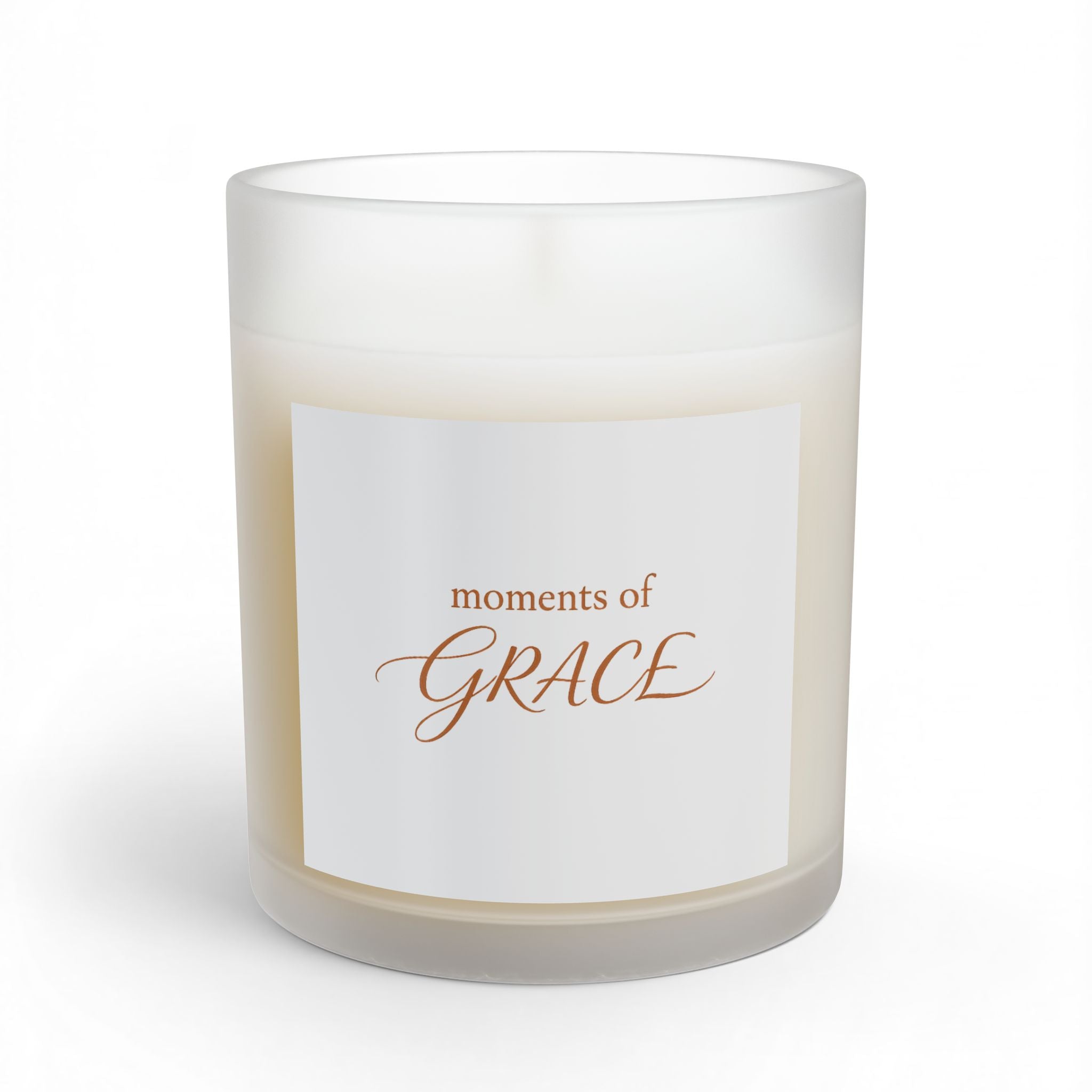 Moments of Grace Scented Glass Candle — 11oz Inspirational Home Fragrance