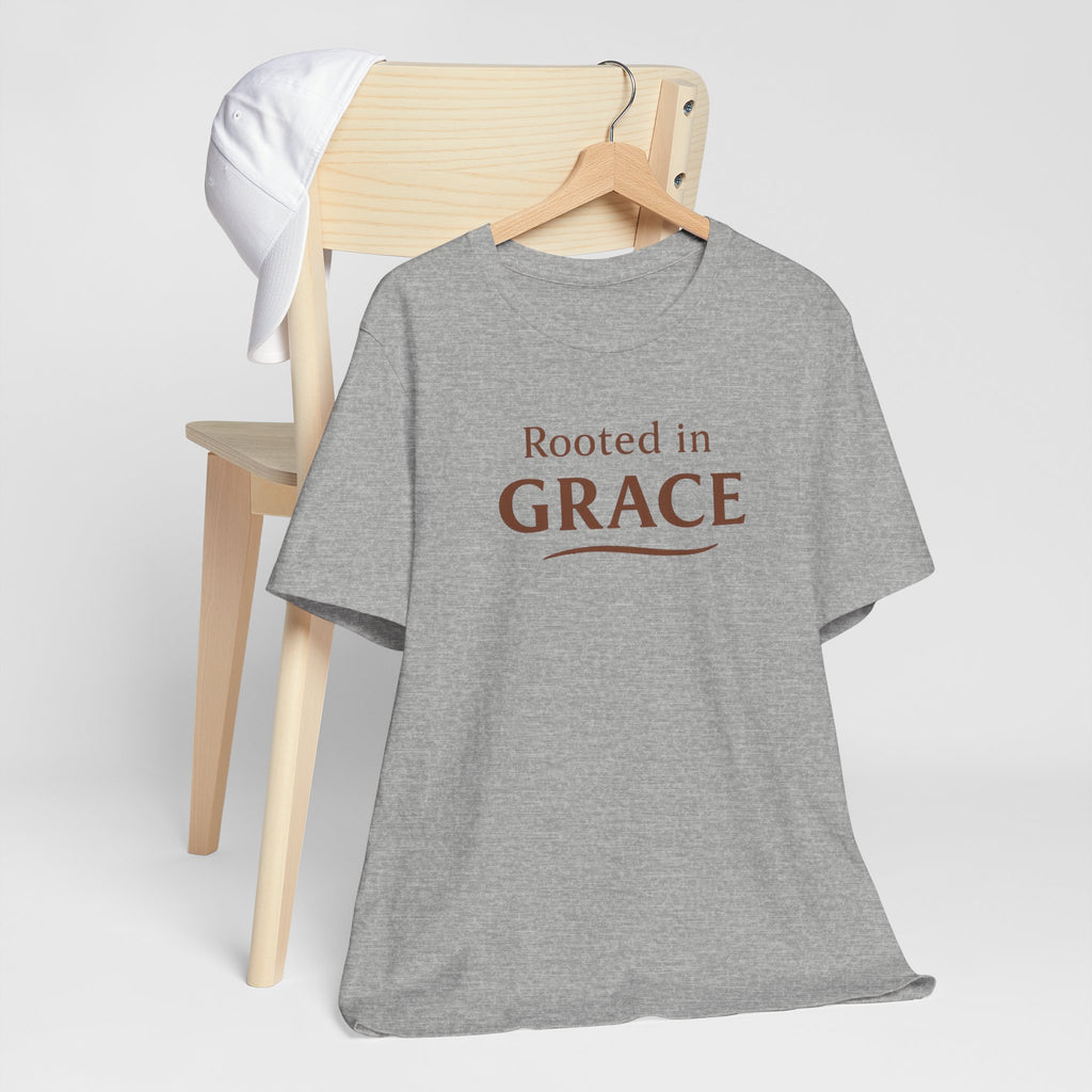 Rooted in Grace Tee — Inspirational Christian Faith T-Shirt