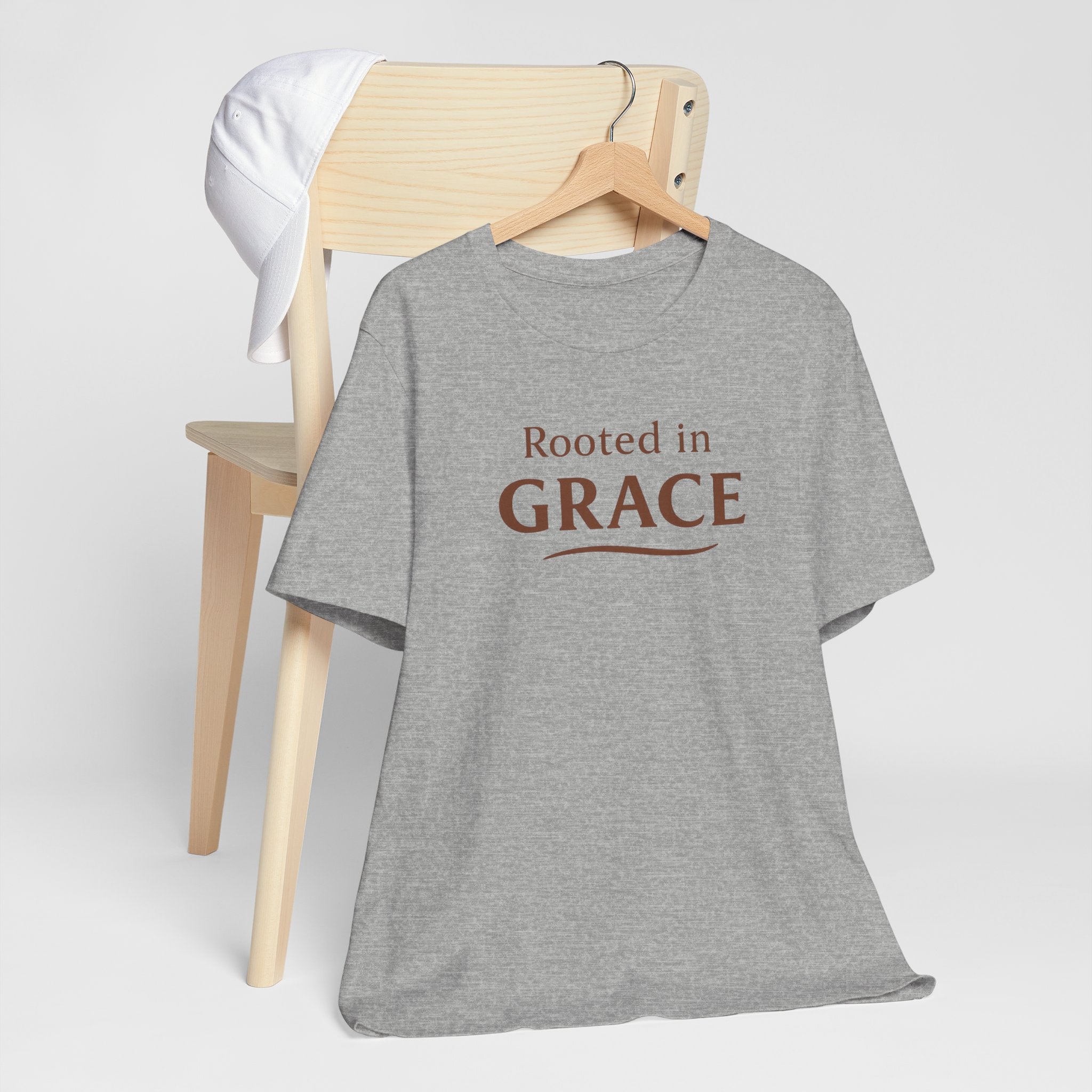 Rooted in Grace Tee — Inspirational Christian Faith T-Shirt