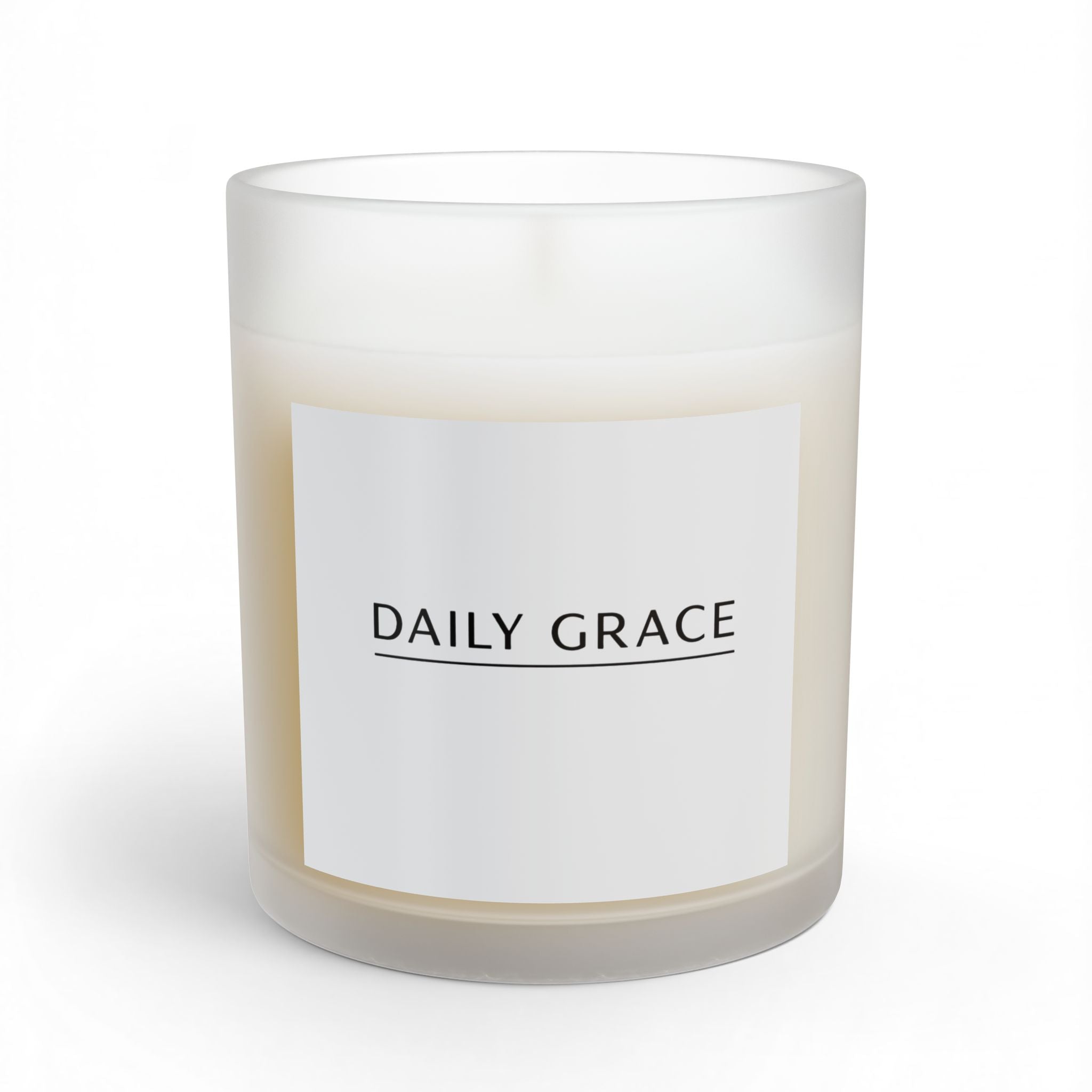 Daily Grace Glass Candle — 11oz Scented Jar Candle