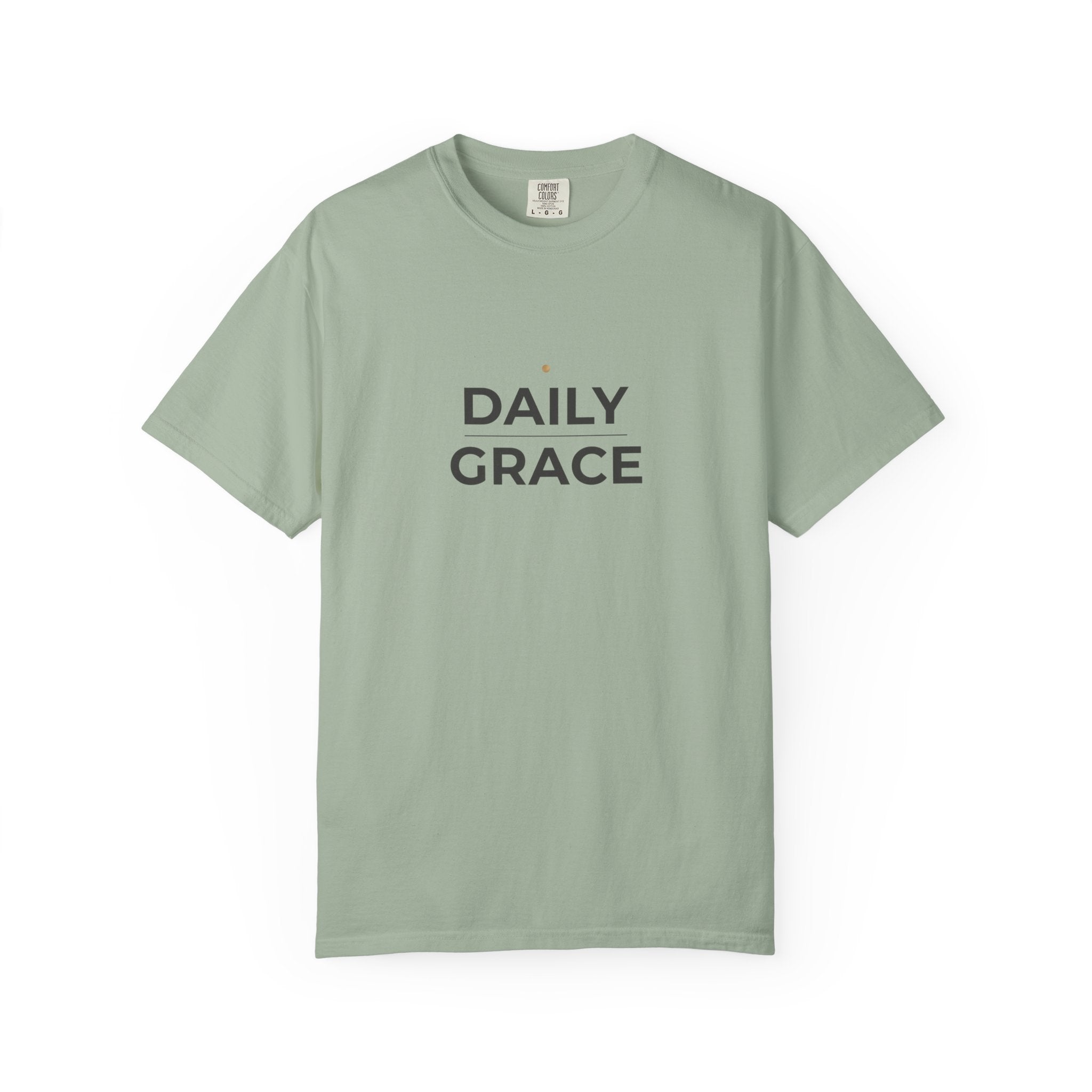 Daily Grace T-Shirt — Minimal Inspirational Graphic Tee