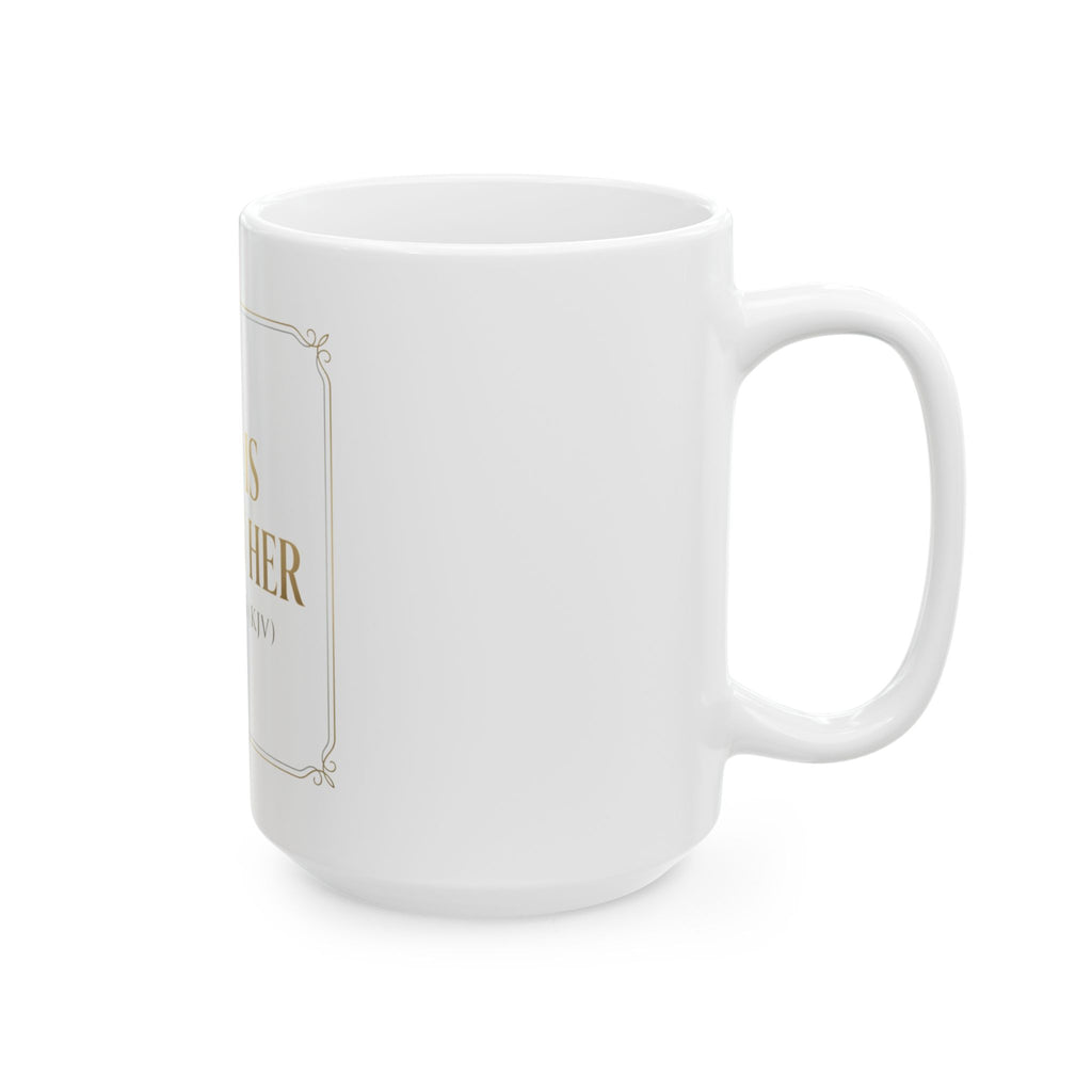 God Is Within Her Ceramic Mug — Psalm 46:5 Inspirational Coffee Mug