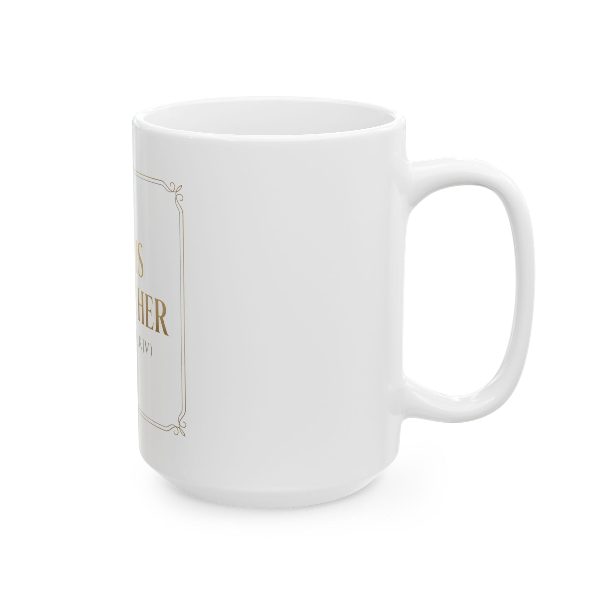 God Is Within Her Ceramic Mug — Psalm 46:5 Inspirational Coffee Mug