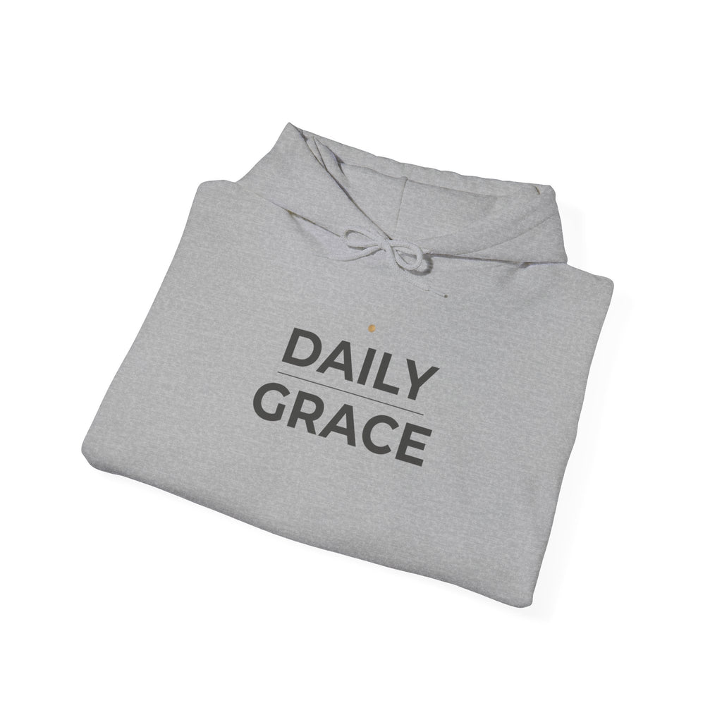 Daily Grace Hoodie - Minimal Inspirational Pullover
