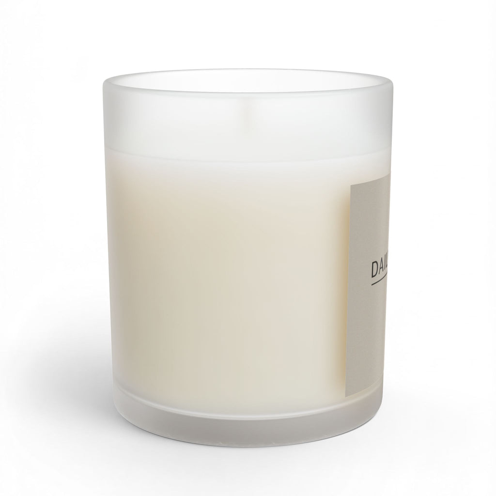 Daily Grace Scented Glass Candle — 11 oz Minimalist Home Fragrance - Muted Taupe