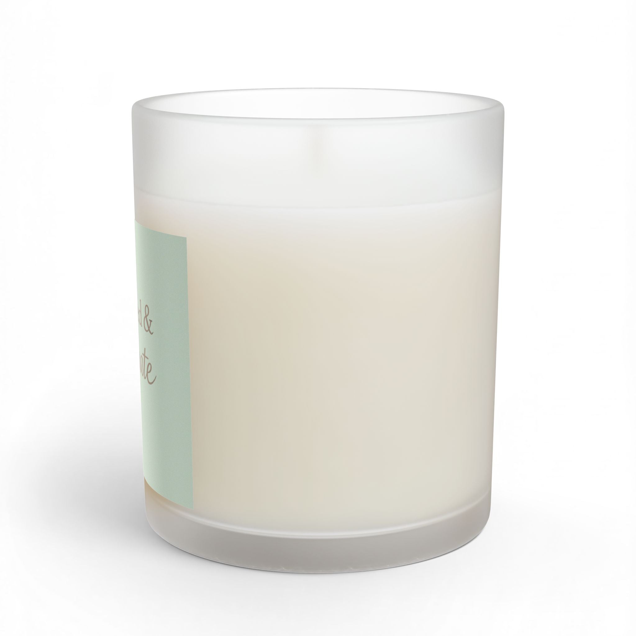 Anchored & Adequate Glass Candle — 11oz Calm Coastal Scented Candle (Gift for Moms & Self-Care) - soft sage neutral