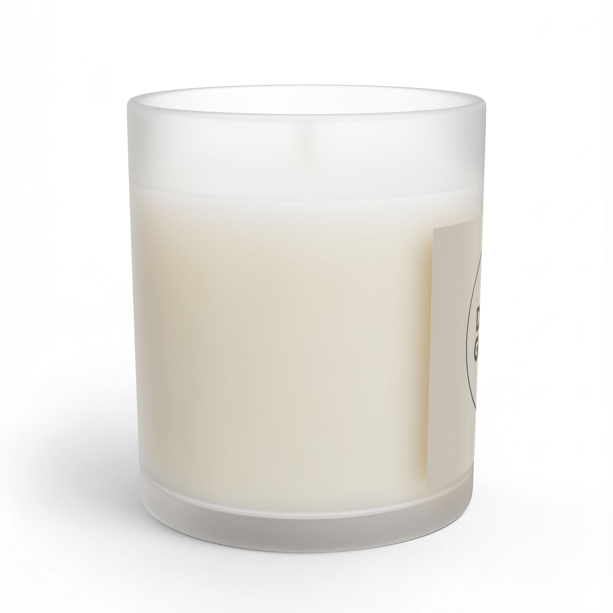 Daily Grace Glass Candle – 11oz Scented Jar Candle - Warm Stone (Minimal Circle Logo)