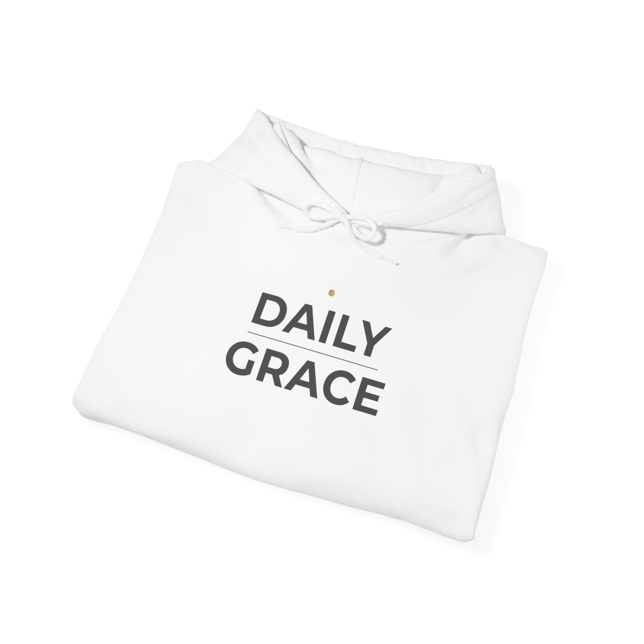 Daily Grace Hoodie - Minimal Inspirational Pullover
