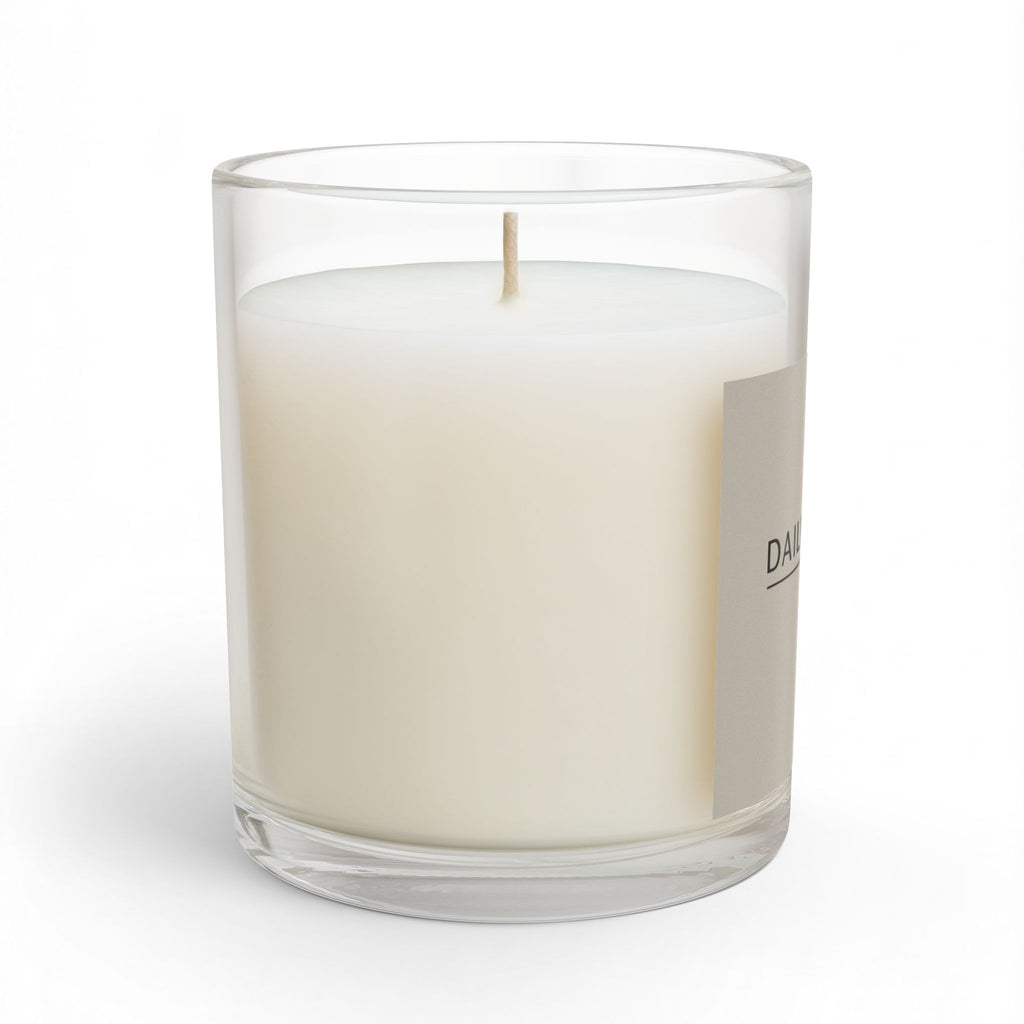 Daily Grace Scented Glass Candle — 11 oz Minimalist Home Fragrance - Muted Taupe