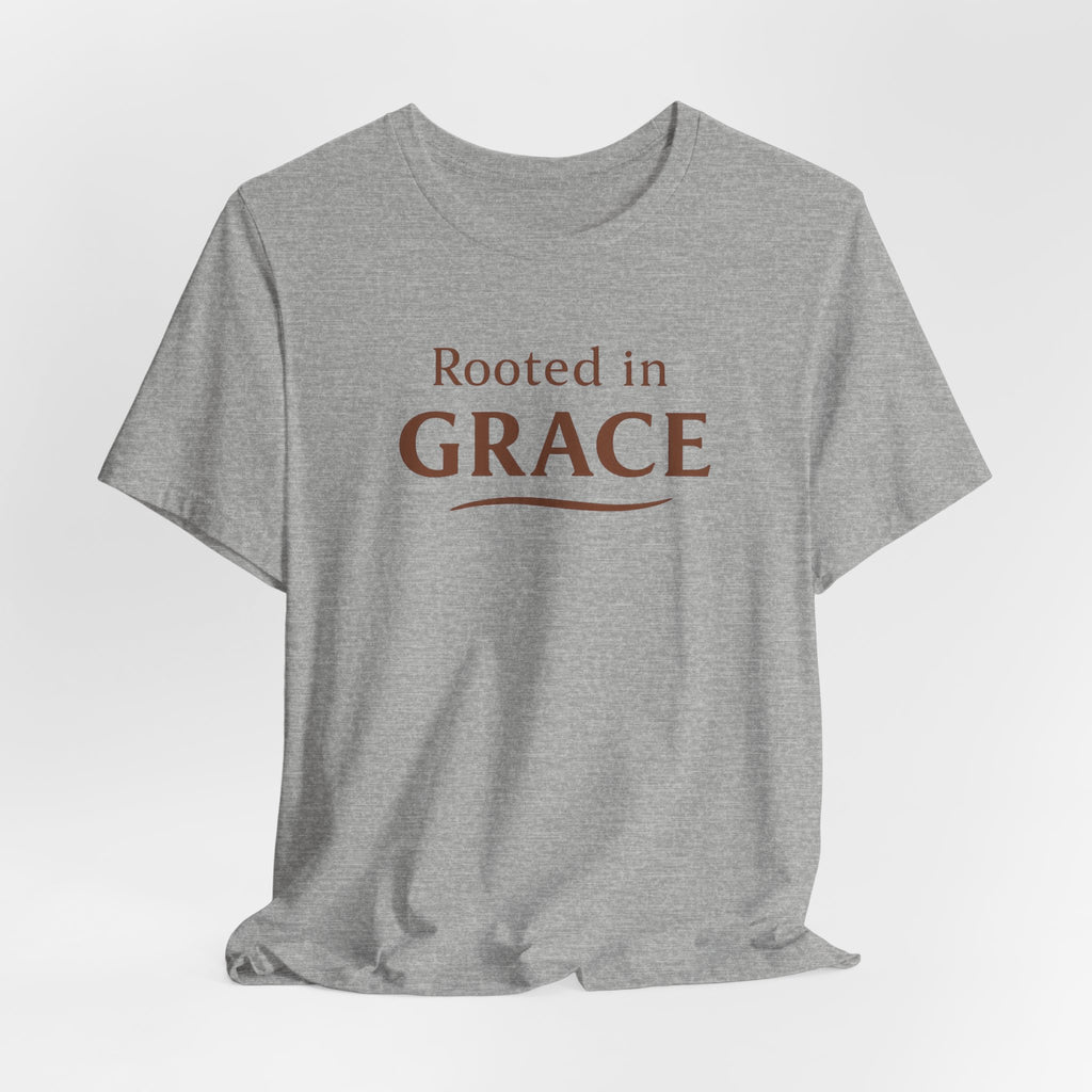 Rooted in Grace Tee — Inspirational Christian Faith T-Shirt