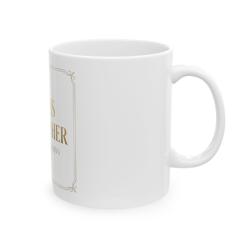 God Is Within Her Ceramic Mug — Psalm 46:5 Inspirational Coffee Mug