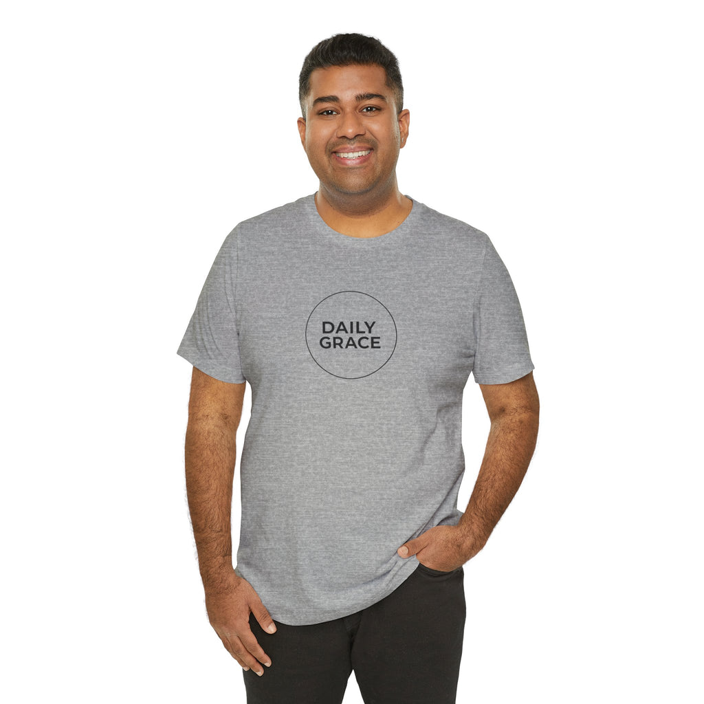Daily Grace Tee — Minimal Christian Inspirational T-Shirt