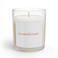 Grounded & Grateful Glass Candle — 11 oz Scented Jar for Relaxation, Mindfulness Gift