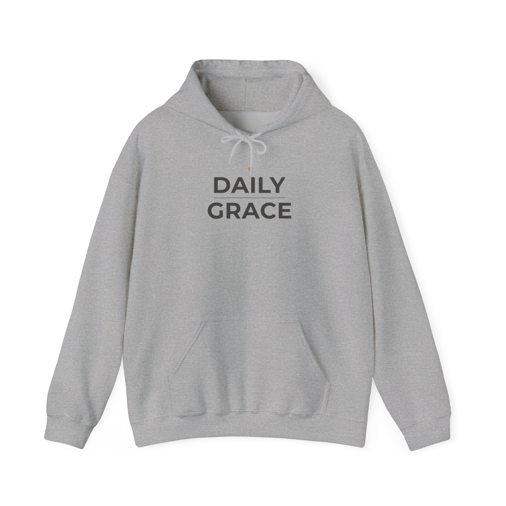 Daily Grace Hoodie - Minimal Inspirational Pullover