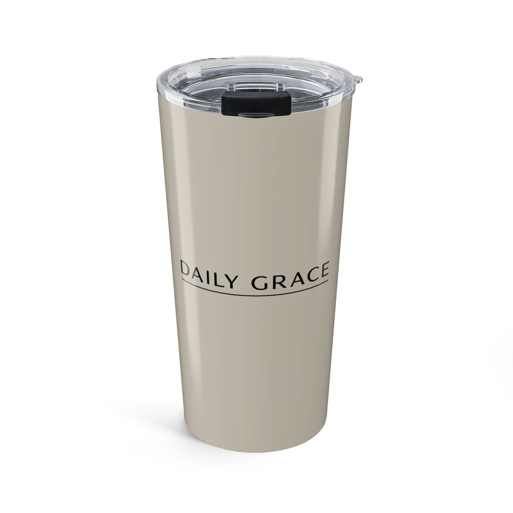 Daily Grace 20oz Insulated Tumbler — Neutral Travel Mug for Coffee & Tea - Muted Taupe