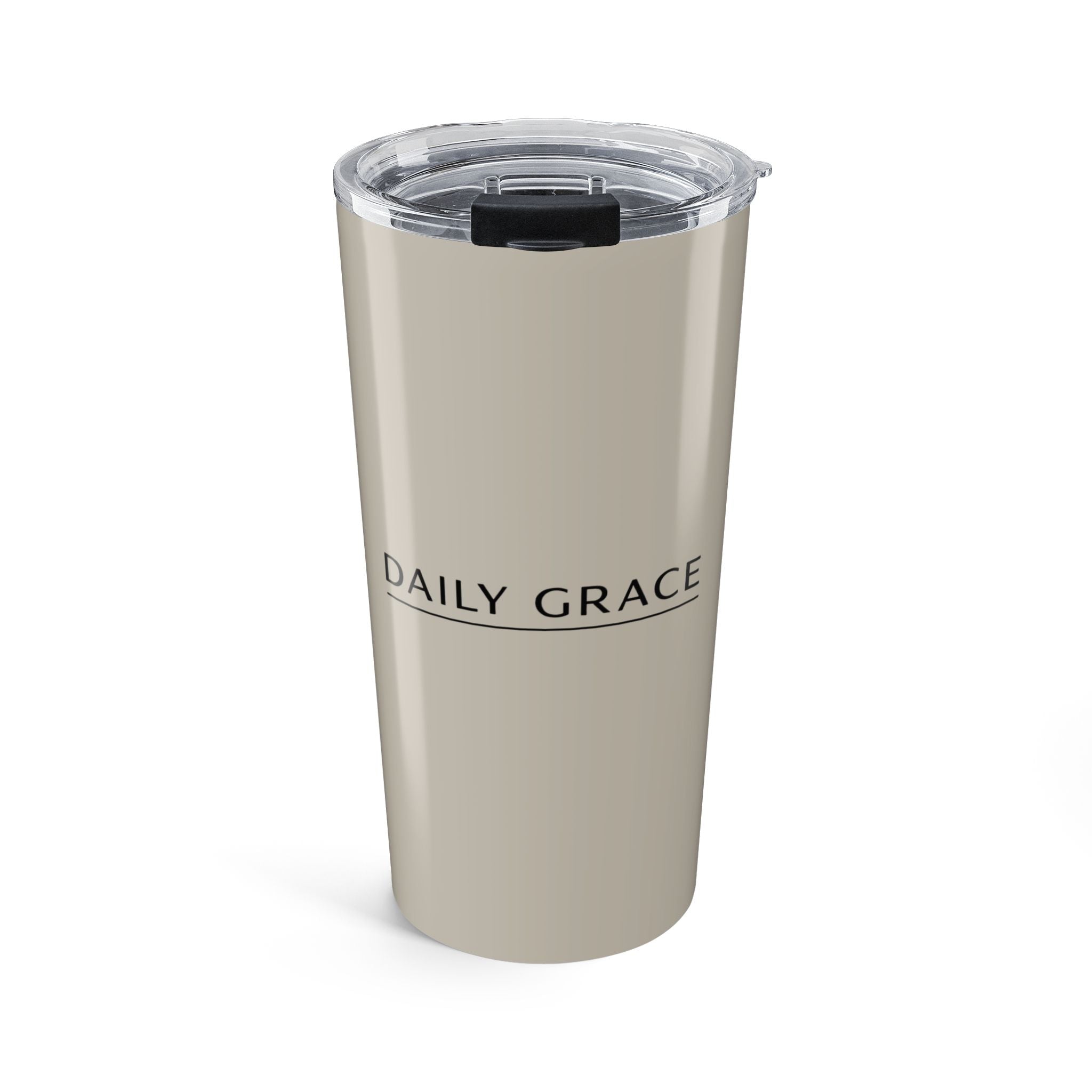 Daily Grace 20oz Insulated Tumbler — Neutral Travel Mug for Coffee & Tea - Muted Taupe