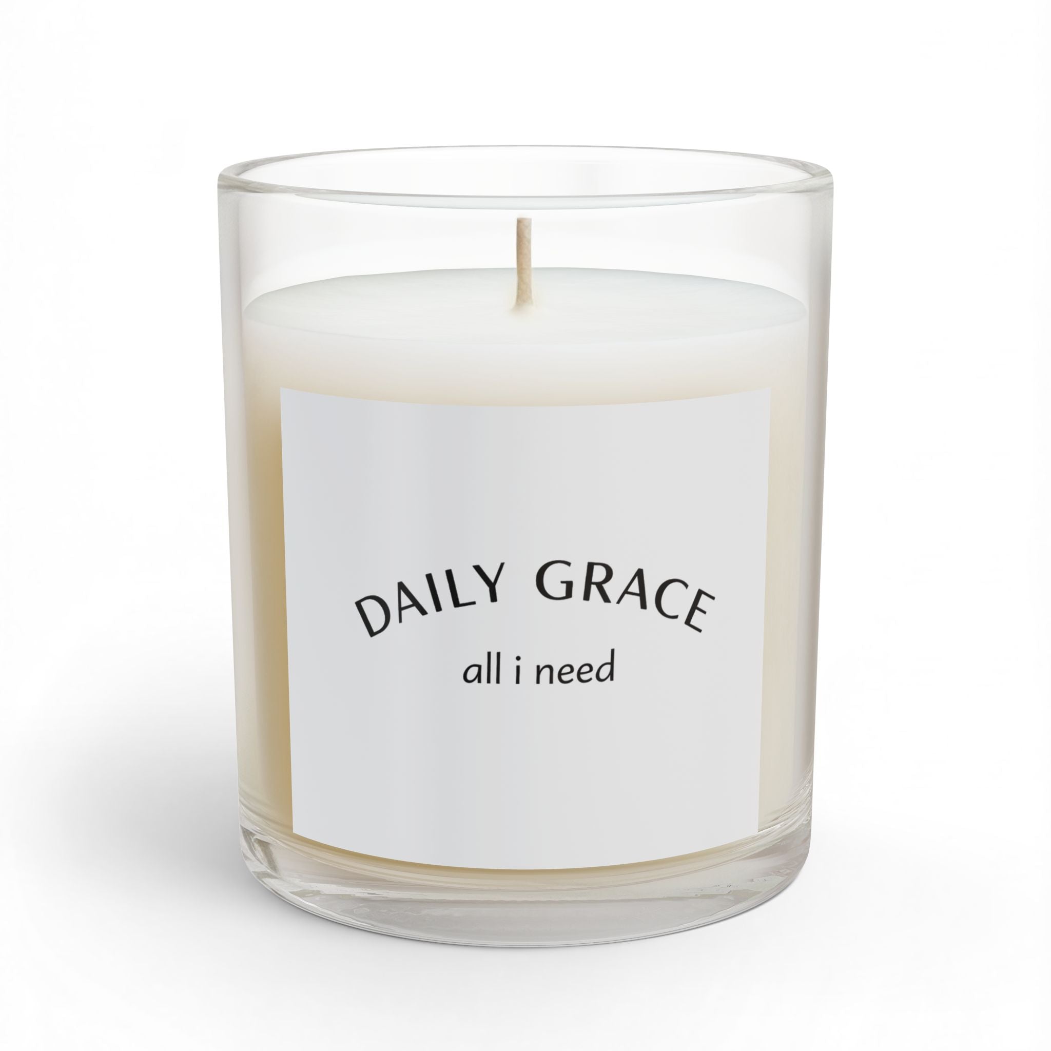 Candle — Daily Grace "all i need" Scented Glass Candle (11 oz)