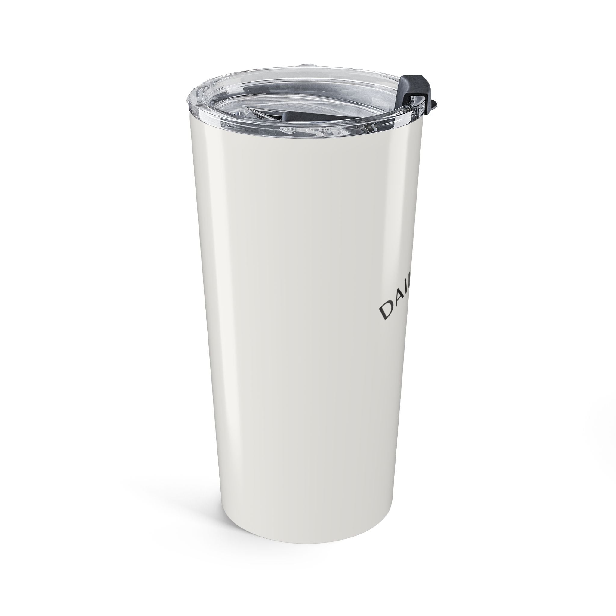 20oz Tumbler — "Daily Grace All I Need" Inspirational Travel Mug - Mid Tone Cream