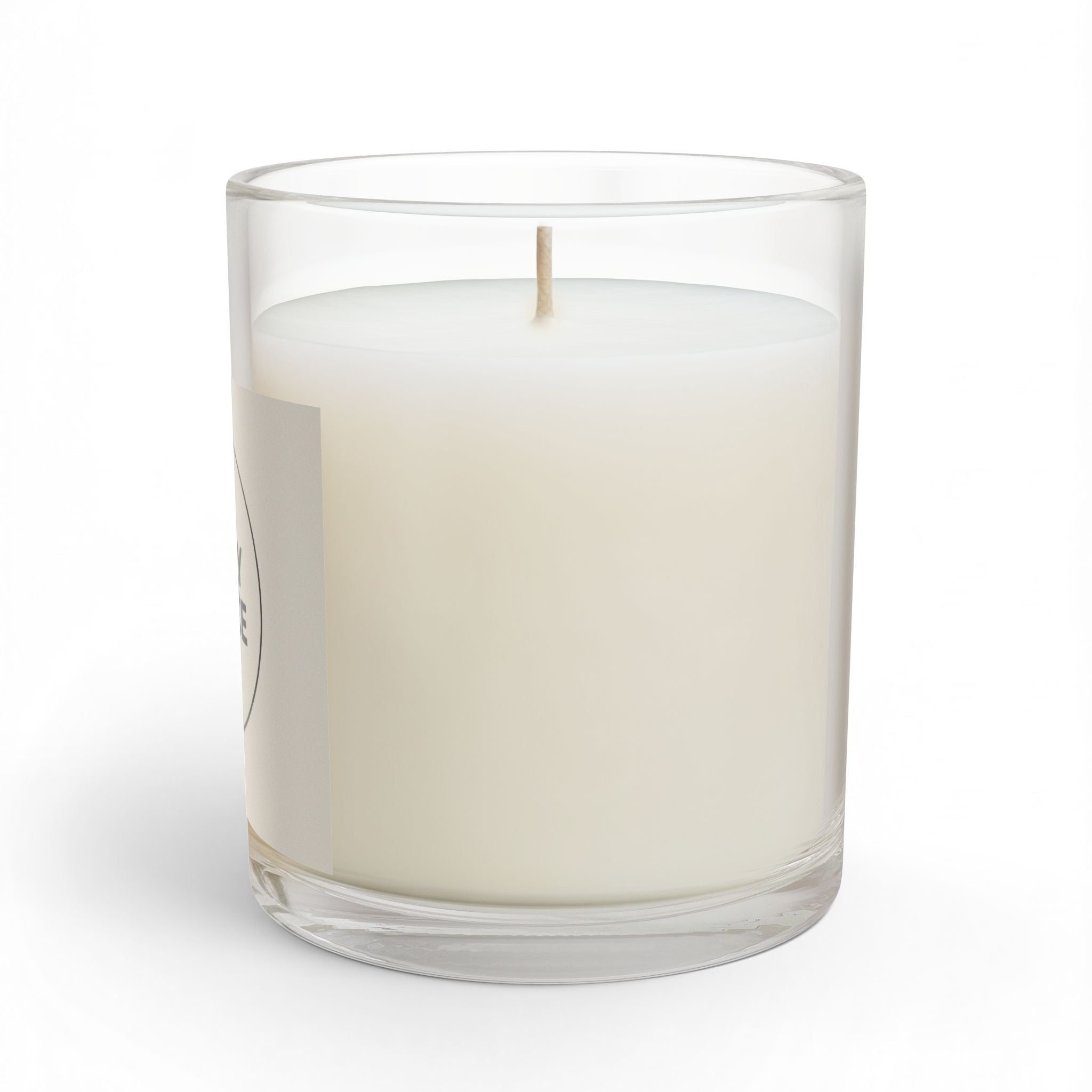 Daily Grace Glass Candle – 11oz Scented Jar Candle - Warm Stone (Minimal Circle Logo)
