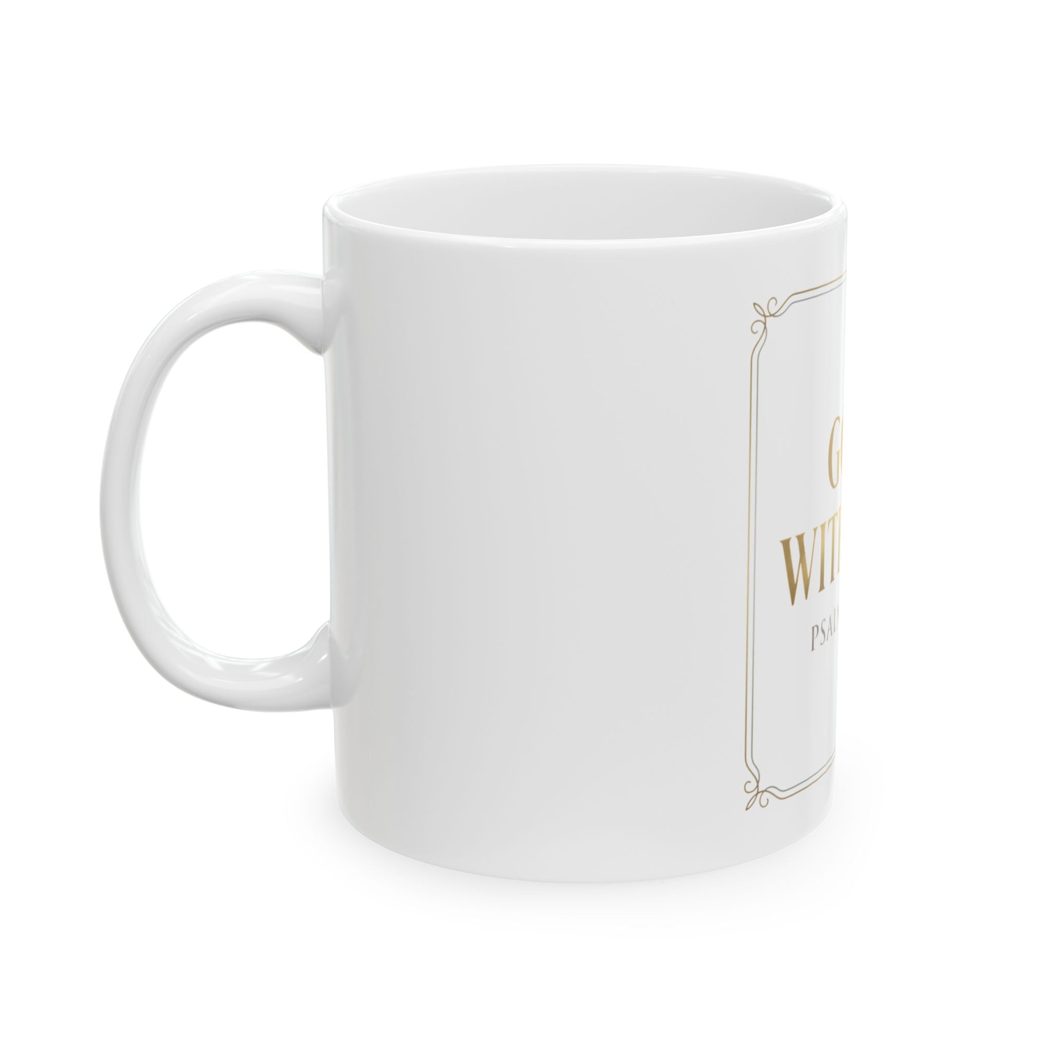 God Is Within Her Ceramic Mug — Psalm 46:5 Inspirational Coffee Mug