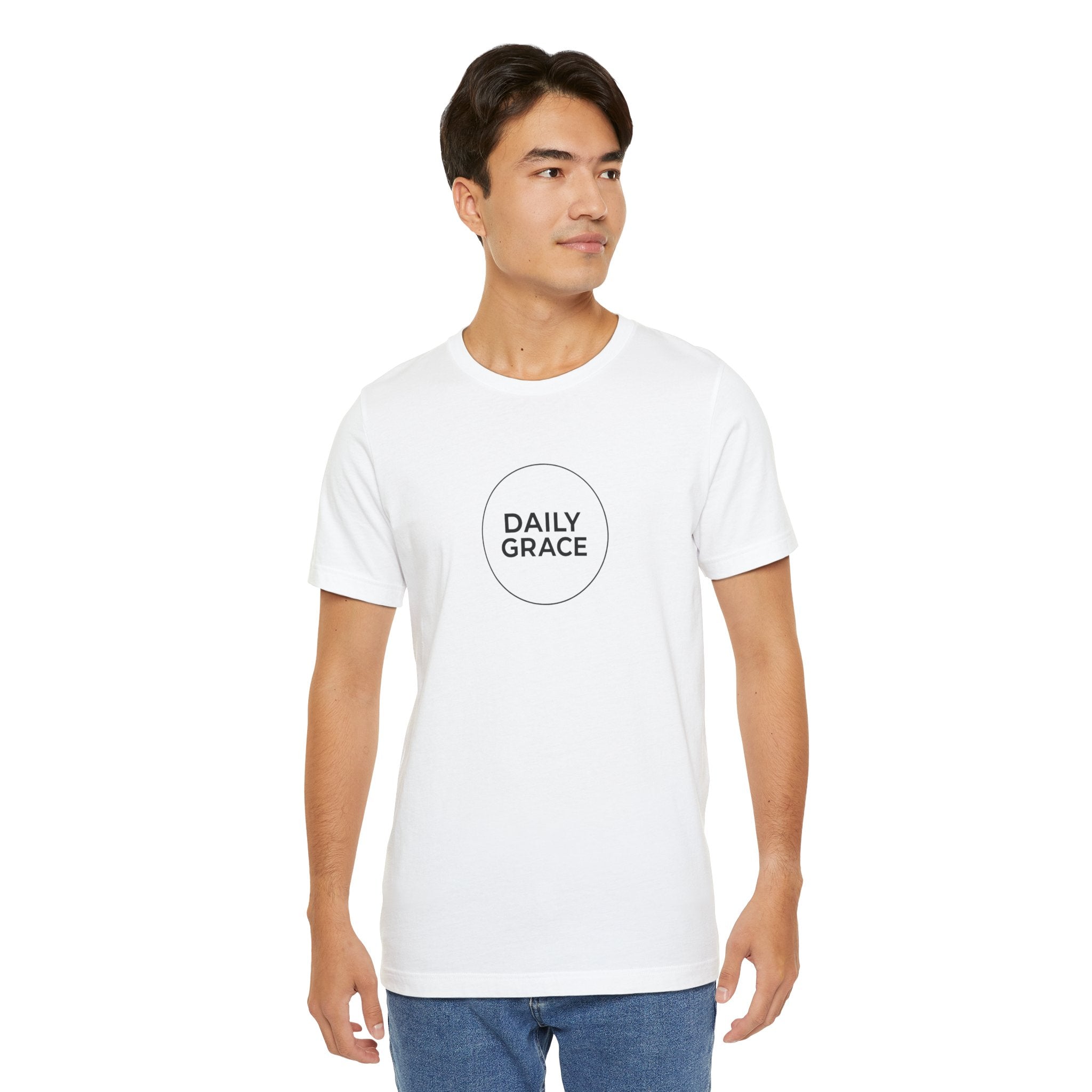 Daily Grace Tee — Minimal Christian Inspirational T-Shirt