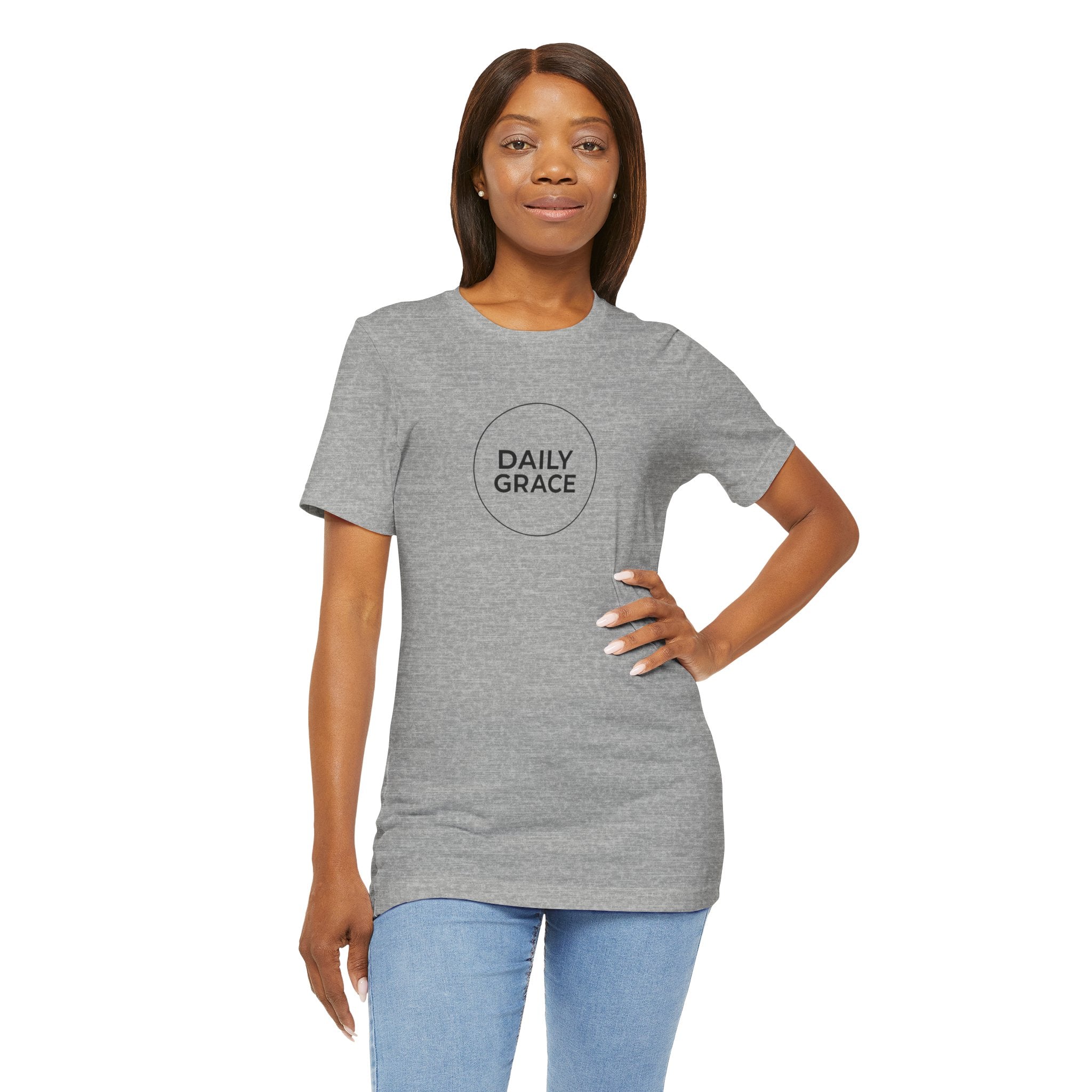 Daily Grace Tee — Minimal Christian Inspirational T-Shirt