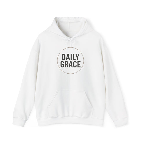 Daily Grace Hoodie — Minimal Christian Faith Pullover