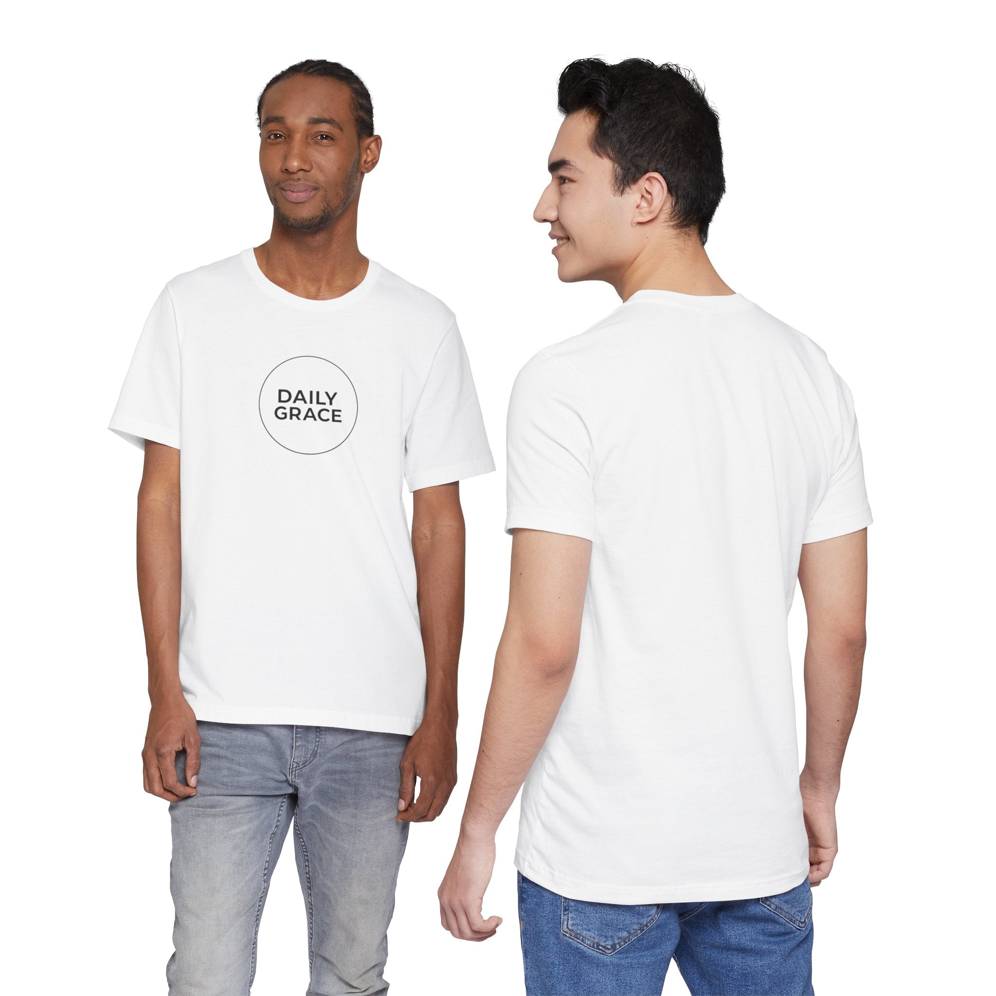 Daily Grace Tee — Minimal Christian Inspirational T-Shirt