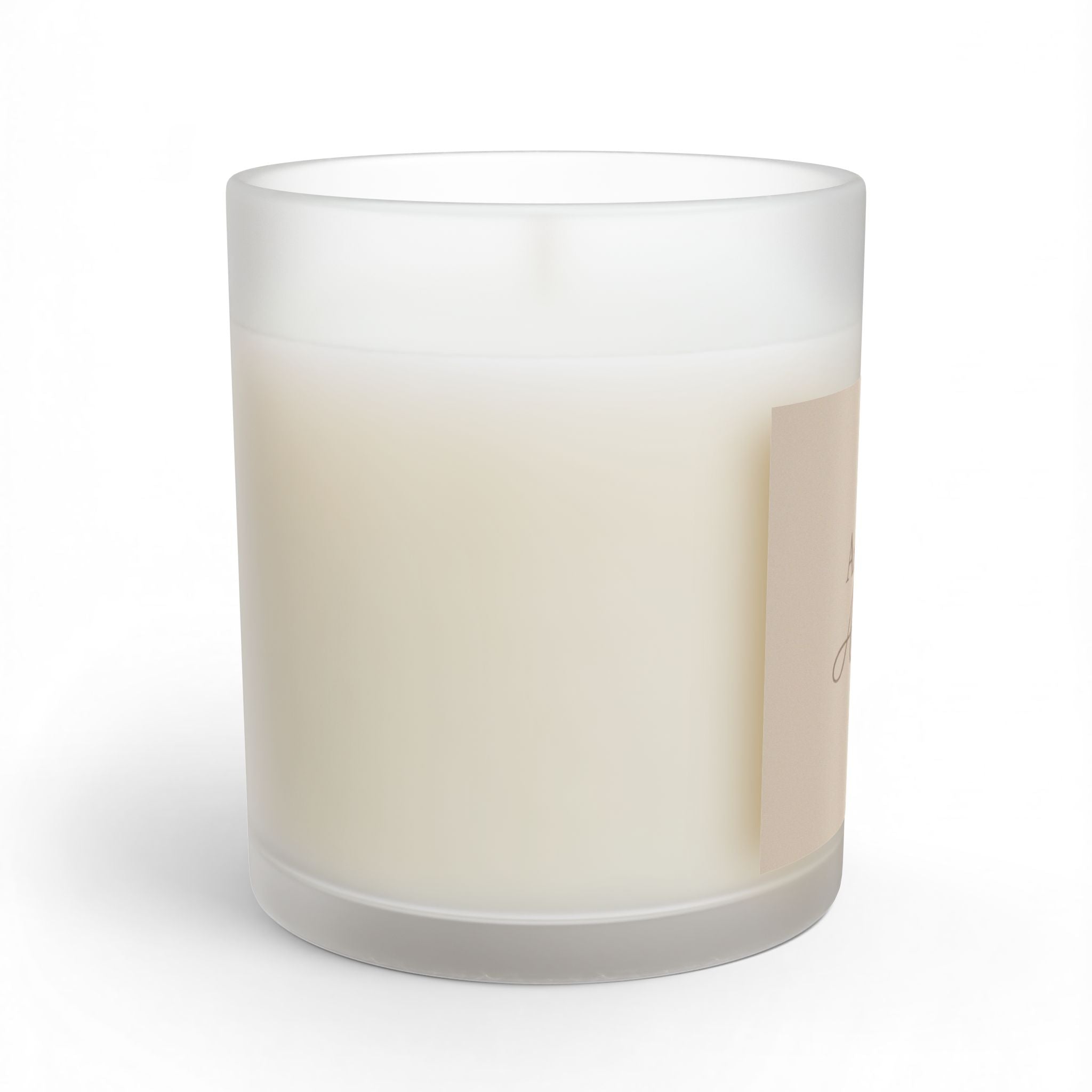 Anchored & Adequate Scented Glass Candle — 11oz Relaxing Coastal Decor Gift - soft parchment