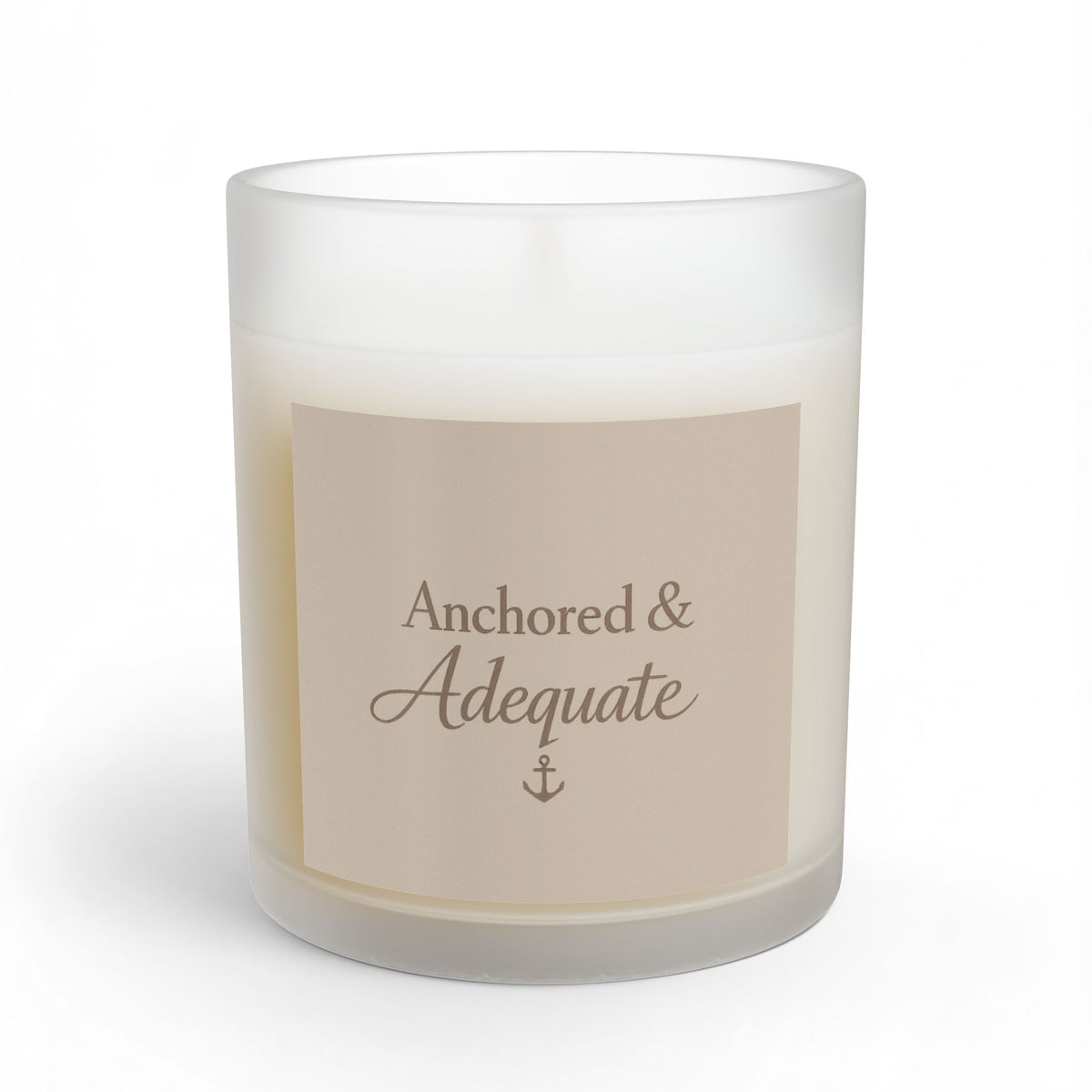 Anchored & Adequate — Hand Poured Soy Candle | Daily Grace Goods - Soft Parchment