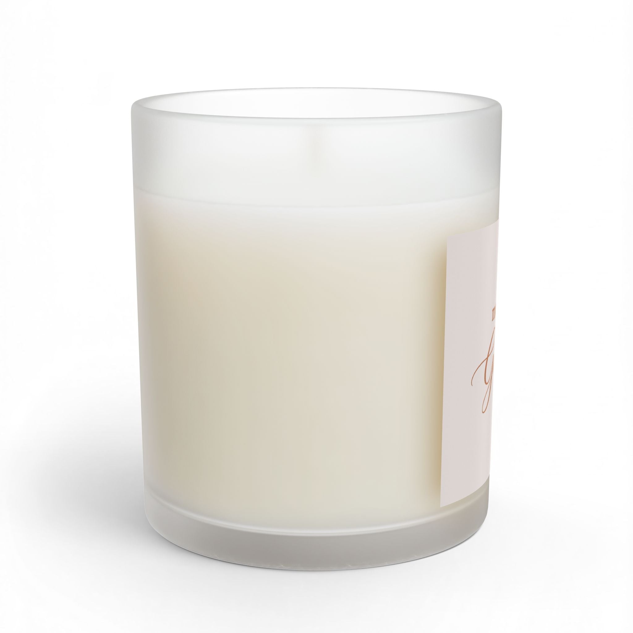Moments of Grace Scented Glass Candle — 11oz Inspirational Home Fragrance - Soft Rose Neutral