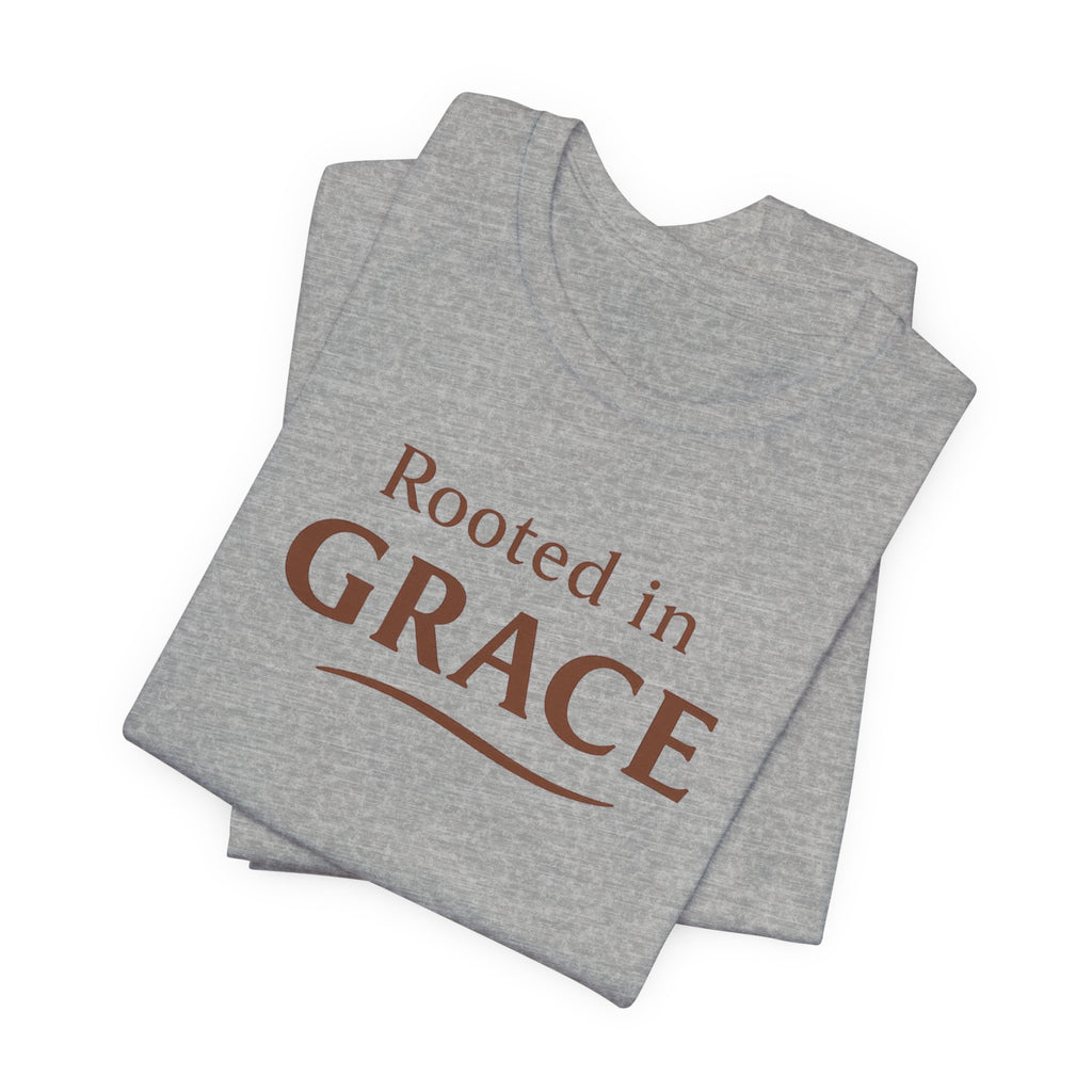 Rooted in Grace Tee — Inspirational Christian Faith T-Shirt