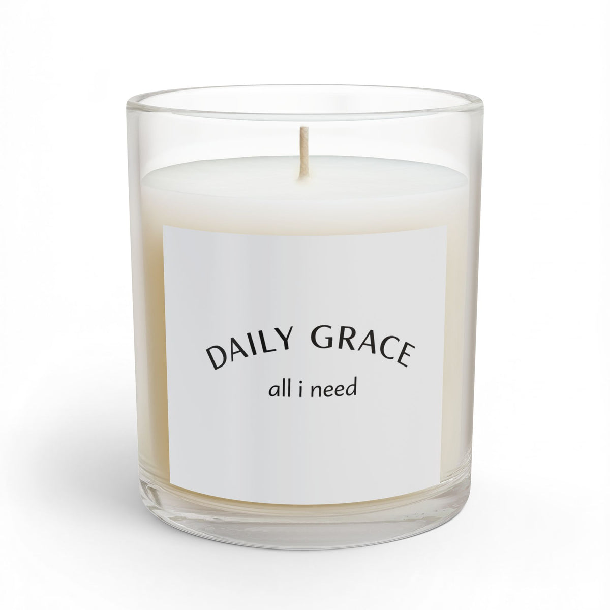 Candle — Daily Grace "all i need" Scented Glass Candle (11 oz)