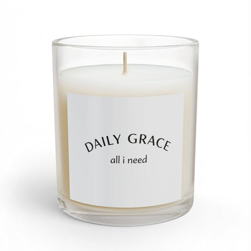 Candle — Daily Grace "all i need" Scented Glass Candle (11 oz)