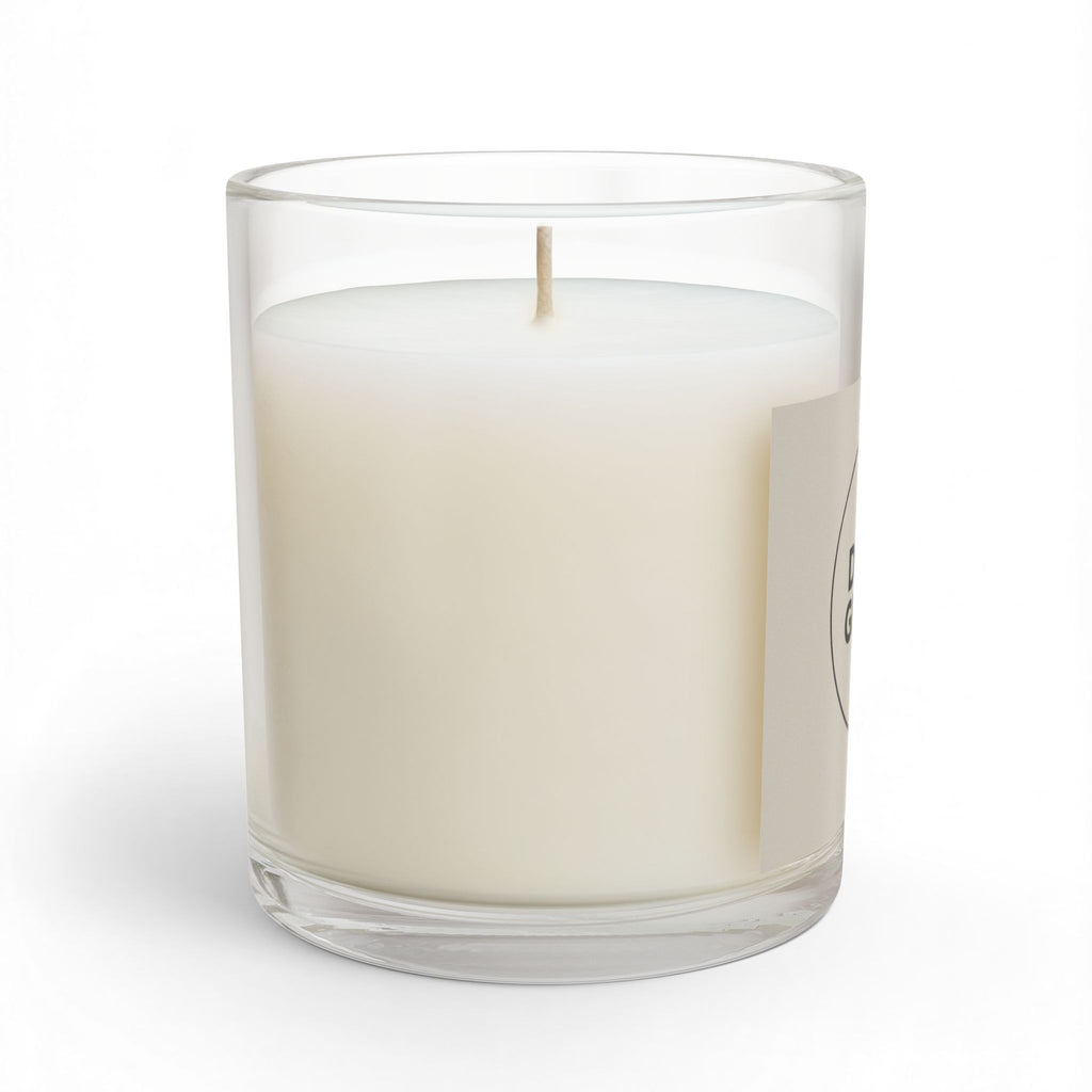 Daily Grace Glass Candle – 11oz Scented Jar Candle - Warm Stone (Minimal Circle Logo)