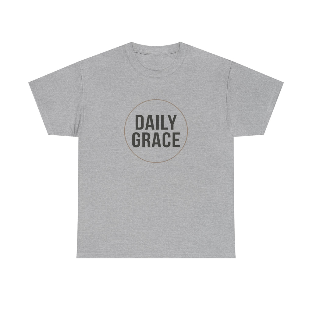 Daily Grace T-Shirt — Minimal Inspirational Faith Tee