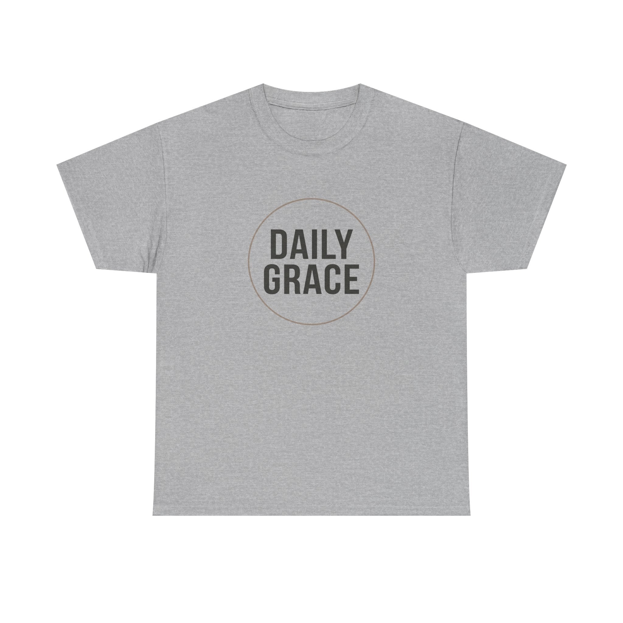 Daily Grace T-Shirt — Minimal Inspirational Faith Tee