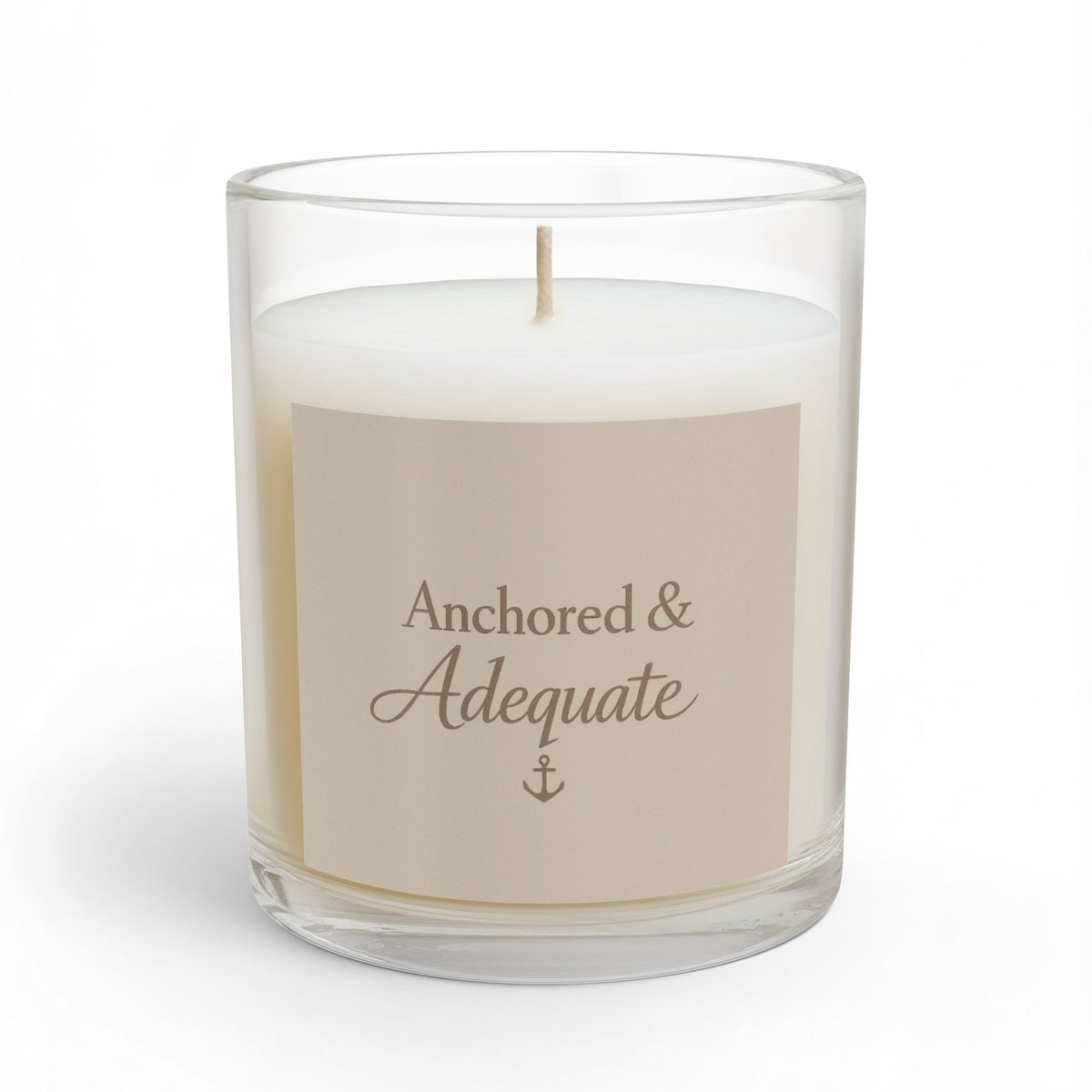 Anchored & Adequate — Hand Poured Soy Candle | Daily Grace Goods - Soft Parchment