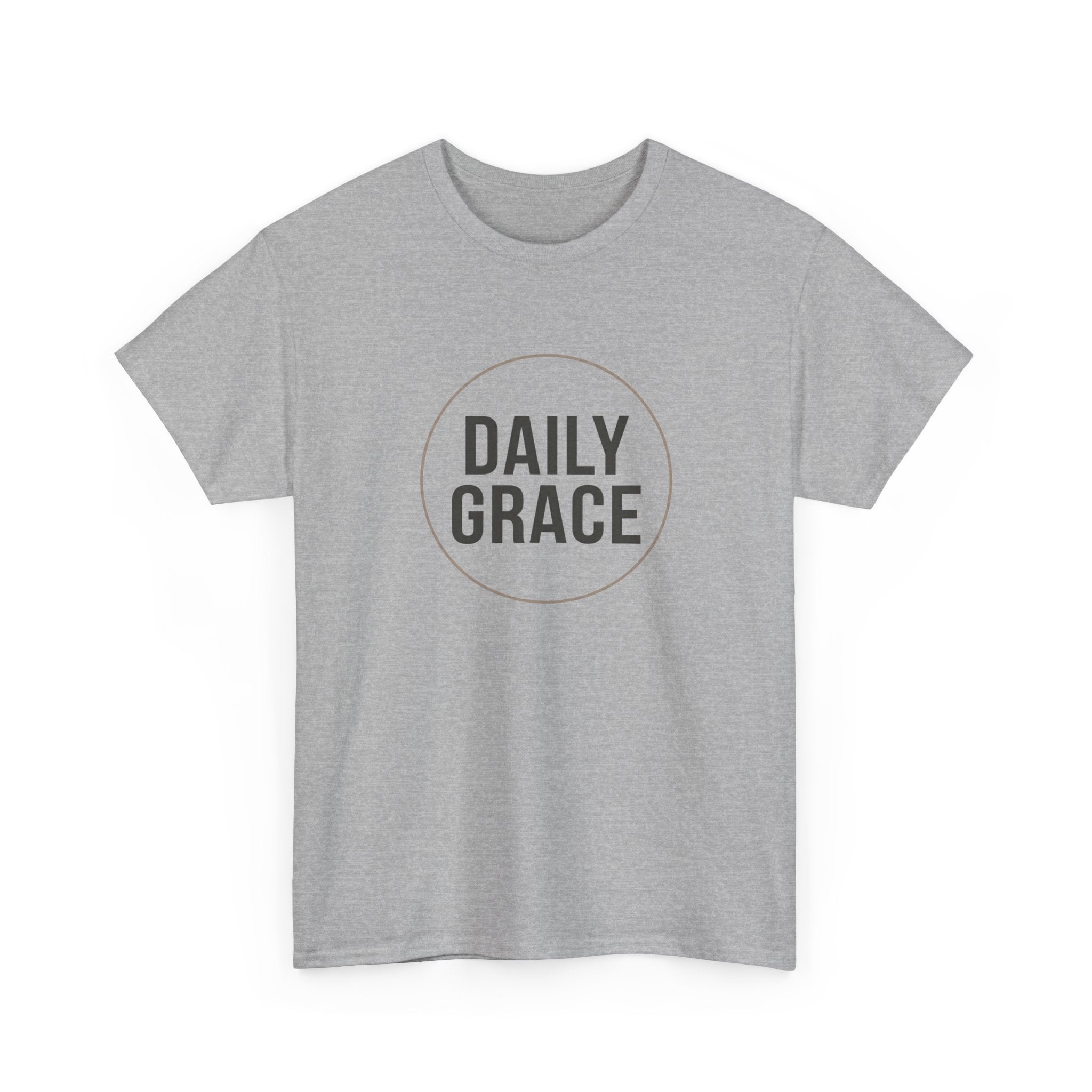 Daily Grace T-Shirt — Minimal Inspirational Faith Tee
