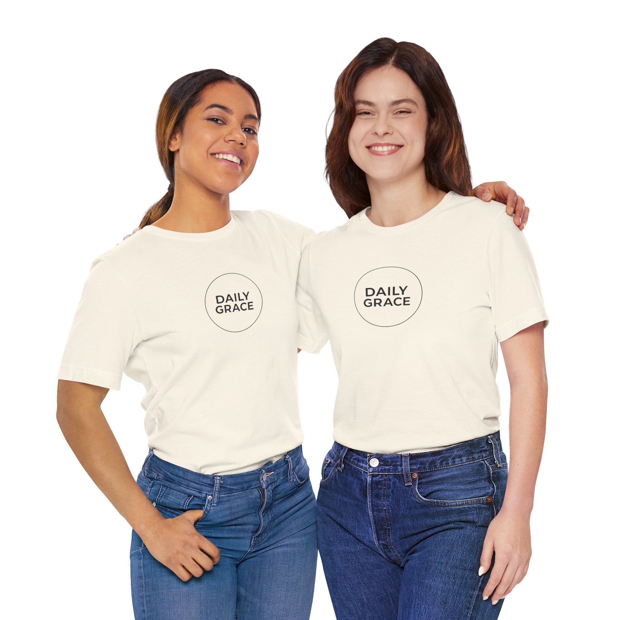Daily Grace Tee — Minimal Christian Inspirational T-Shirt