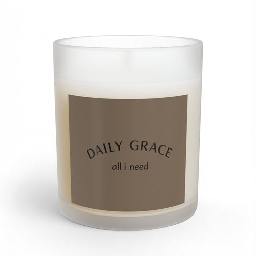 Daily Grace "all I need" — Hand Poured Soy Candle | Daily Grace Goods - Grounded Brown